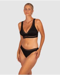 Baku Swimwear - Rococco D/DD Cup Longlline Bikini Bra Top