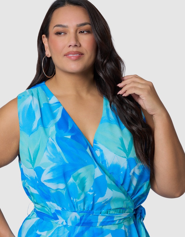 Pink Dusk by Curve Project - Wild Nights Maxi Dress