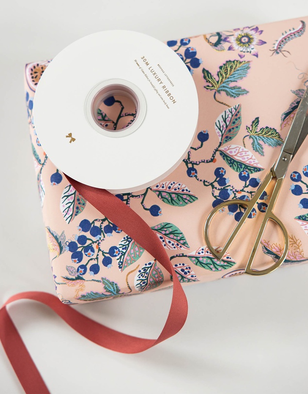 Bespoke Letterpress - Cotton Ribbon - Tea Rose - 30 Meters