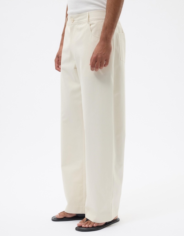 AERE - Cotton Twill Wide Trousers