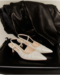 Verali - Lucius Slingback Kitten Heels