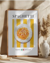 Olive et Oriel - Spaghetti by Andreas Magnusson Art Print