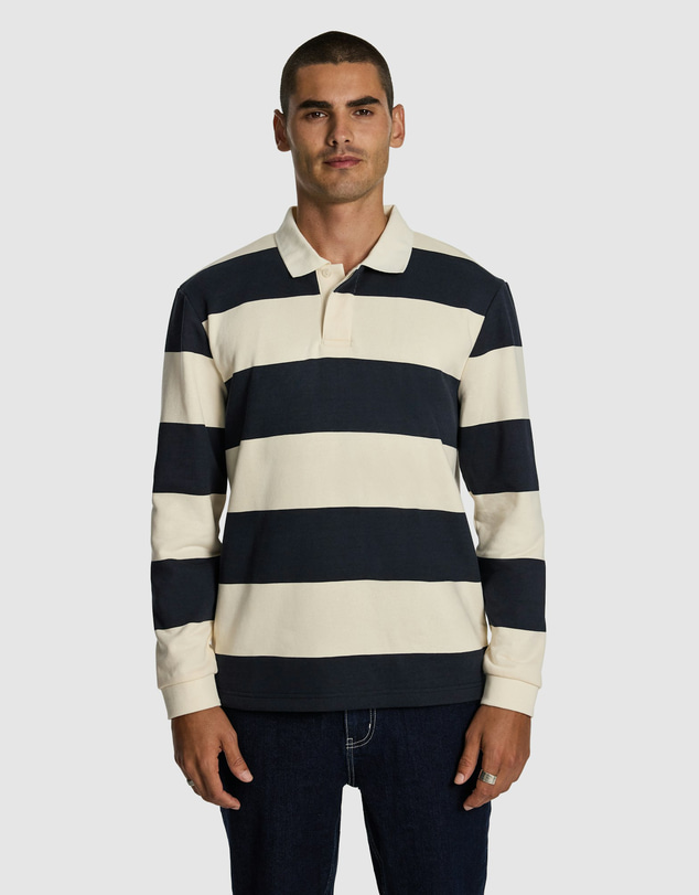 yd. - Tyler Long Sleeve Polo Shirt