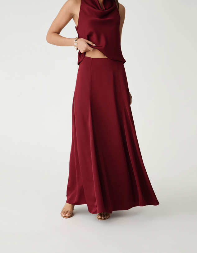Forcast - Freya Satin Godet Skirt