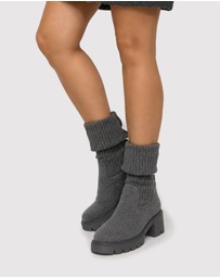 Belle & Bloom - Tokyo Lights Rib Sock Boot
