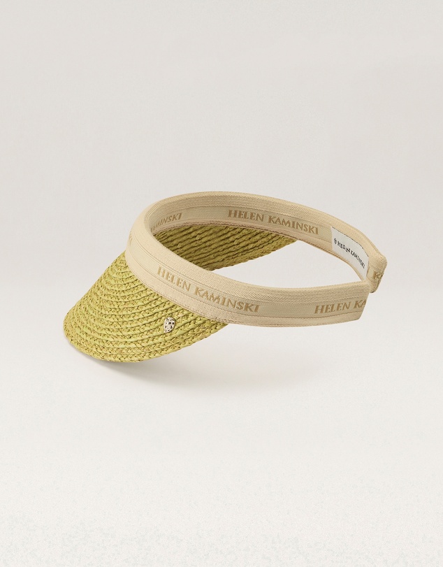 Helen Kaminski - Bianca 8 Raffia Logo Visor