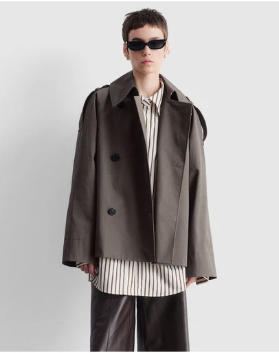 & Other Stories - Double-Breasted Trench Jacket