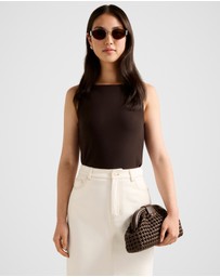 Forever New - Maisie Crepe Boat Neck Top