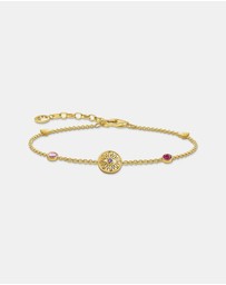 THOMAS SABO - Gold Cosmic Sun Coin Bracelet