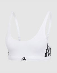 adidas Sportswear - Active Essentials Cotton 3 Stripes Scoop Bralette