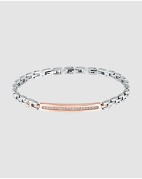 Maserati - Maserati Men's Stainless Steel Rose Gold Bracelet