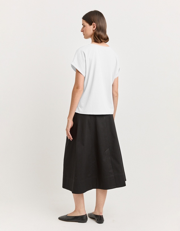 Toorallie - Roll Sleeve Organic Cotton Tee