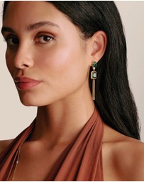 THOMAS SABO - THOMAS SABO Earrings with Green Stones