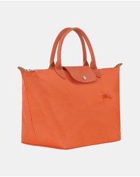 Longchamp - Le Pliage Green Canvas Handbag - Medium