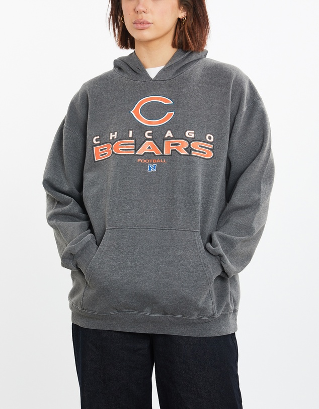 Vintage by The Real Deal - Pre Loved - Vintage NFL Chicago Bears Hooded Sweatshirt