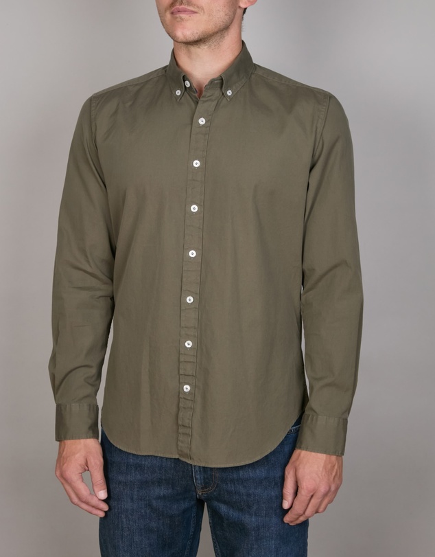 Abelard - 2 Ply Ortono Washed Oxford Slim Fit Shirt