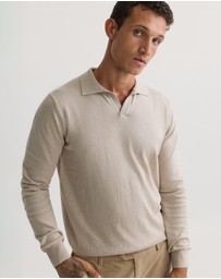 Oxford - Dominic Open Polo Collar Knit