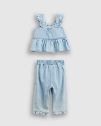 GAP - Sleeveless Bow Top Pants Set - Babies