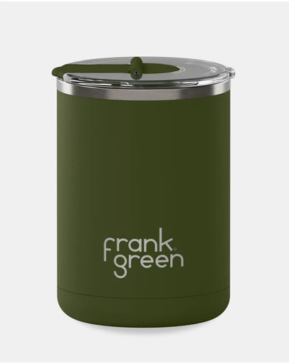 Frank Green - 12oz Stainless Steel Ceramic Cup With Hinged Lid