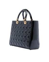 Pre-Loved by Azura Reborn - Pre-Loved Large Patent Cannage Lady Dior
