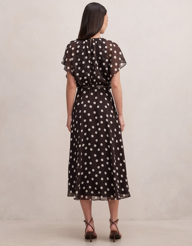 Forever New - Dalton Flutter Sleeves Midi Dress