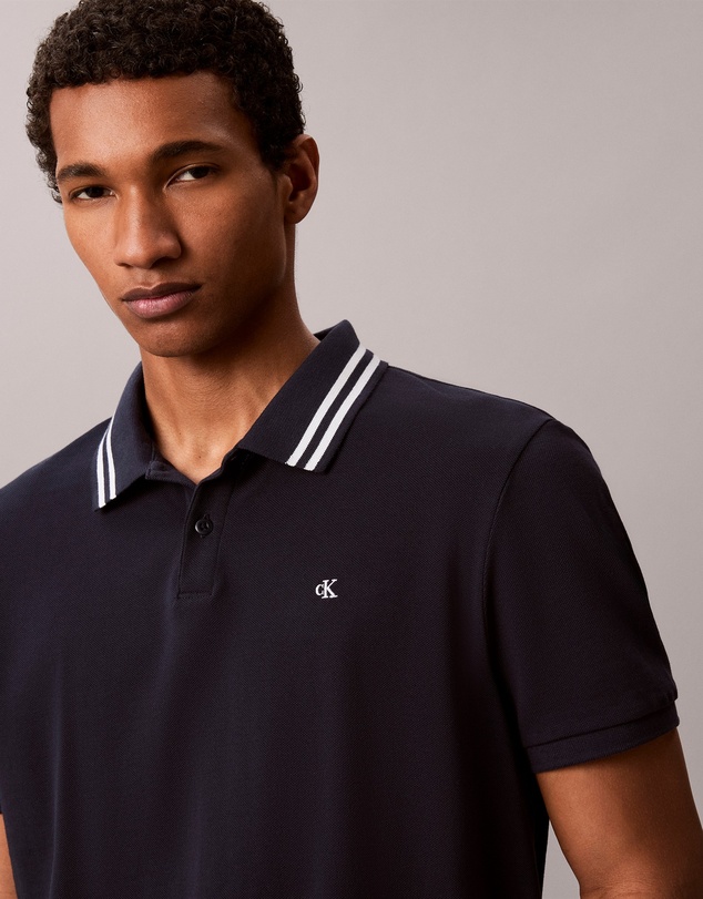 Calvin Klein Jeans - Casual Pique Classic Tipped Polo Shirt