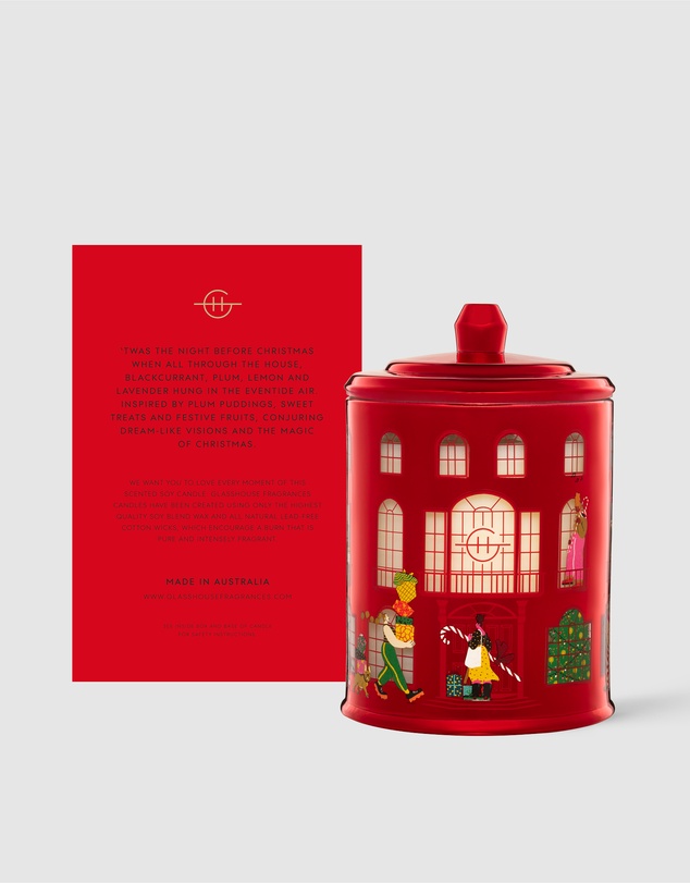Glasshouse Fragrances - Night Before Christmas 380g Soy Candle