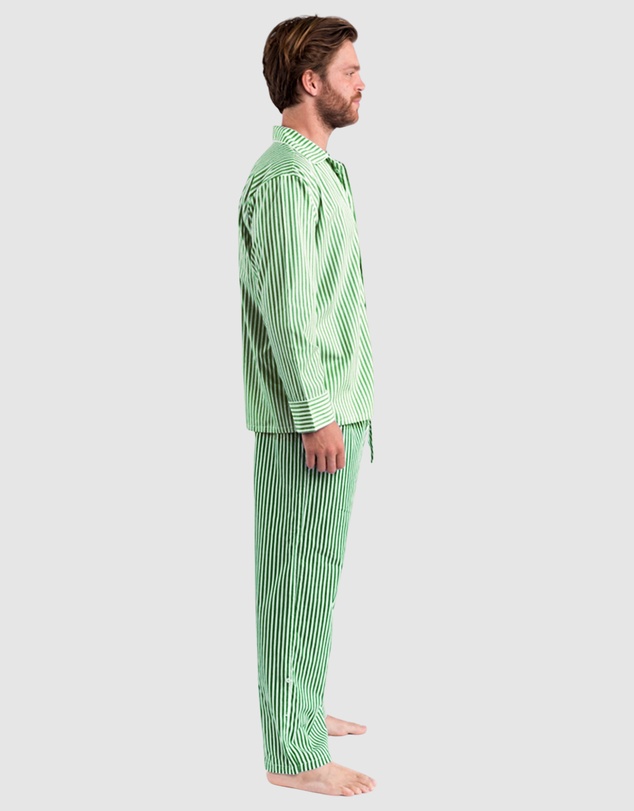 Sant And Abel - Men’s Braddock Green Long PJ Set