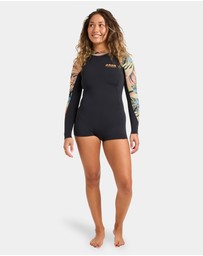 Billabong - Womens 2/2Mm Spring Fever Natural Long Sleeve Springsuit