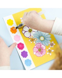 Tiger Tribe - Paint a Picture Set - Butterflies and  Flowers