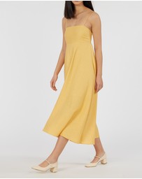 Amelius - Corinna Linen Midi Dress