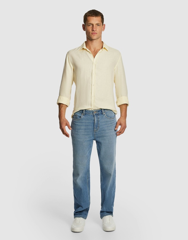 yd. - West Hampton Pure Linen Shirt