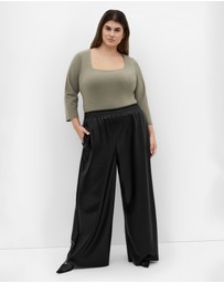 City Chic - Anny Square Neck Top