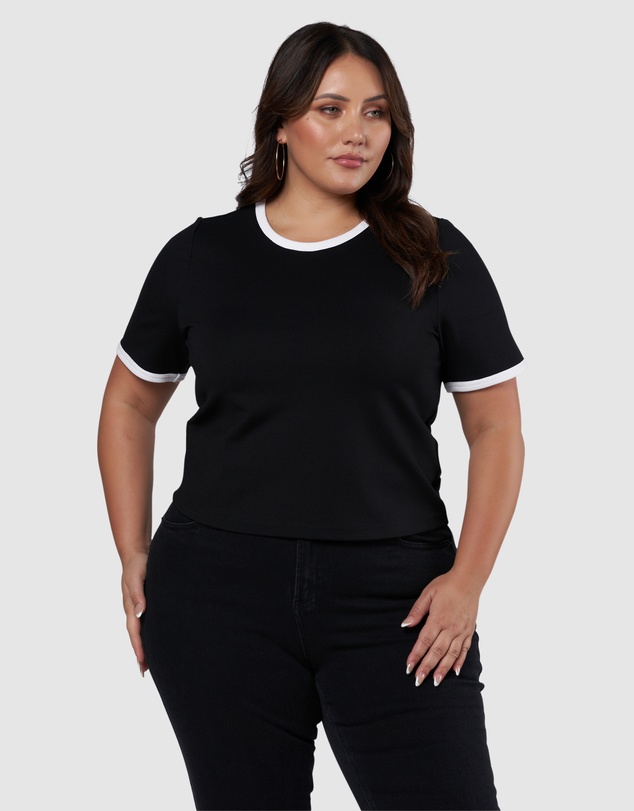 Sunday In The City - Luxe Contrast Tee