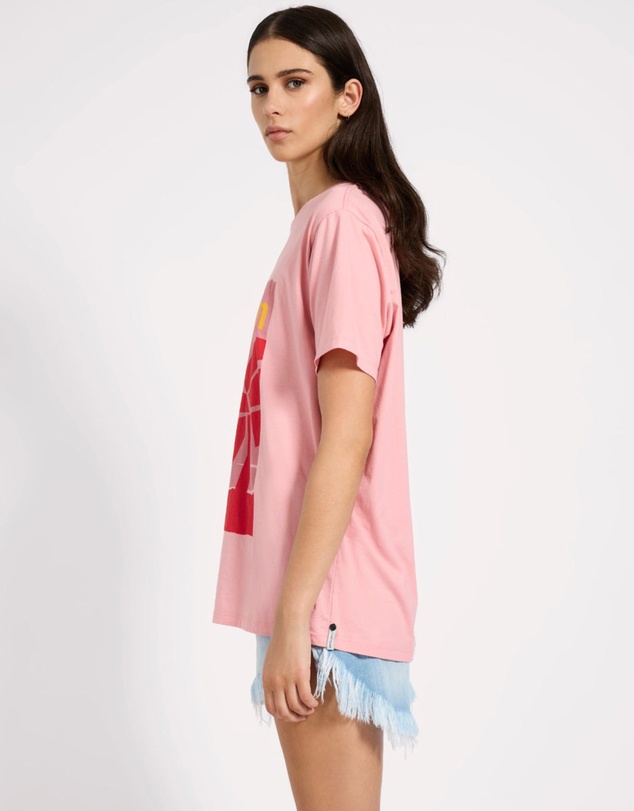 ONE TEASPOON - Caribbean Boyfriend Tee - Pink