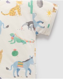 Purebaby - Animal Fiesta Relaxed Tee -Kids-Babies
