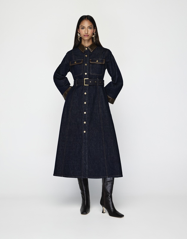 MOS The Label - Nia Denim Midi Dress