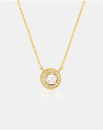 Georgini - Milestone Cubic Zirconia Halo Pendant
