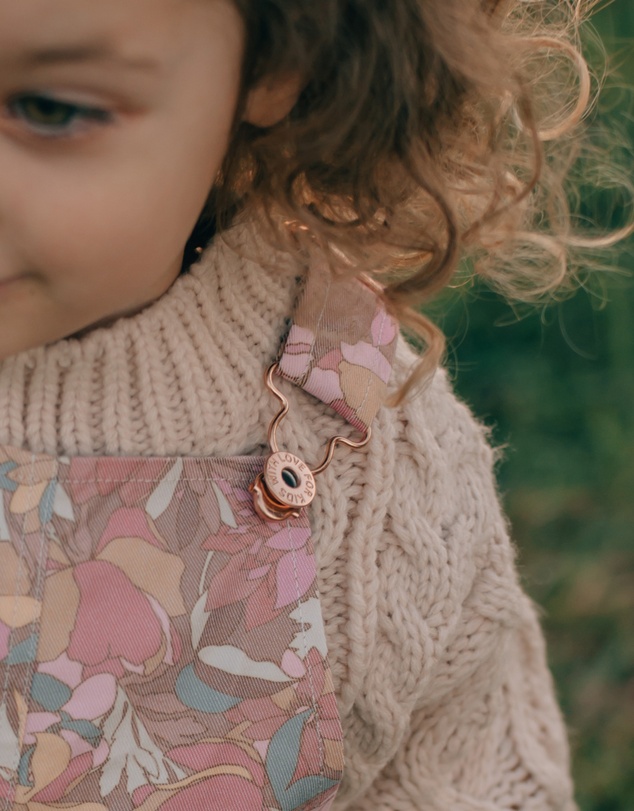 WITH LOVE FOR KIDS - Hazel Denim Pinafore Dress - Babies - Kids