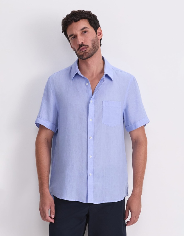 Sportscraft - Short Sleeve Delave Linen Shirt