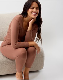 Hush Hush - Modal Thermal Long Sleeve Top