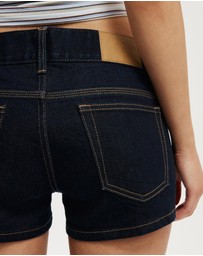 Cotton On - Micro Low Denim Shorts