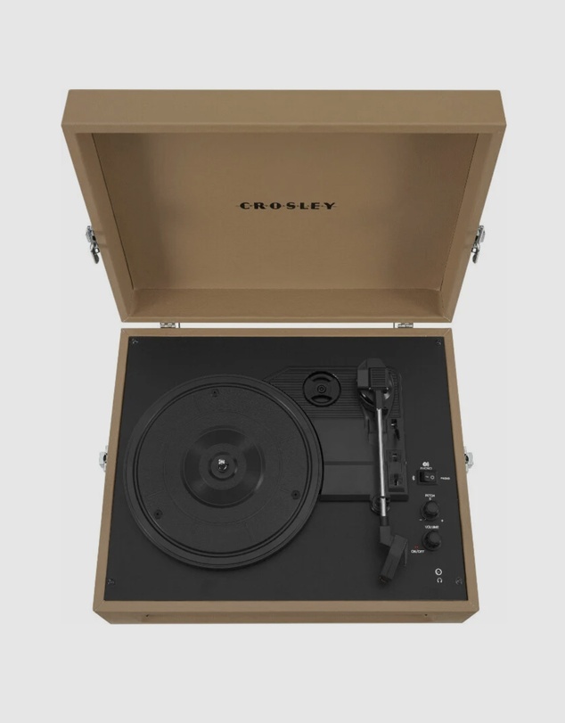 Crosley - Crosley Voyager Bluetooth Portable Turntable - Tan