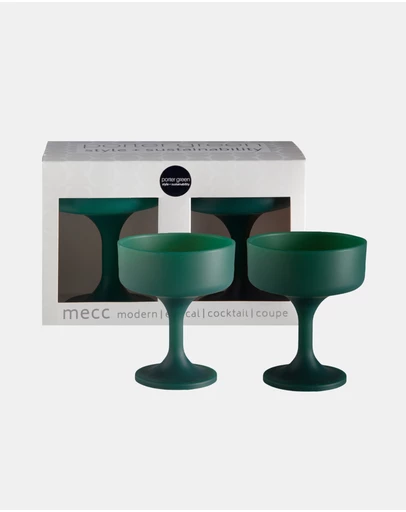 porter green - mecc | silicone unbreakable cocktail glasses