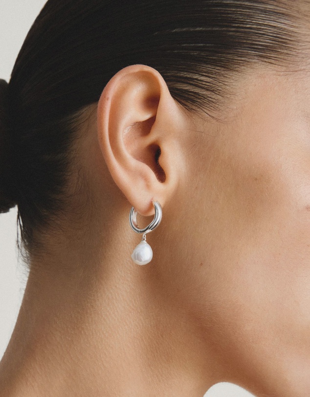 THOMAS SABO - THOMAS SABO Hoop earrings pearl