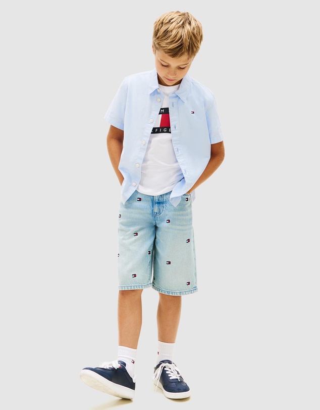 Tommy Hilfiger - SS Oxford Shirt - Kids