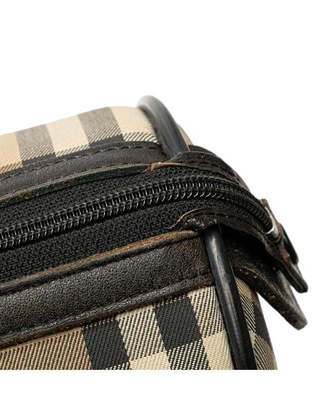 Pre-Loved by Azura Reborn - Pre-Loved Haymarket Check Canvas Boston Bag