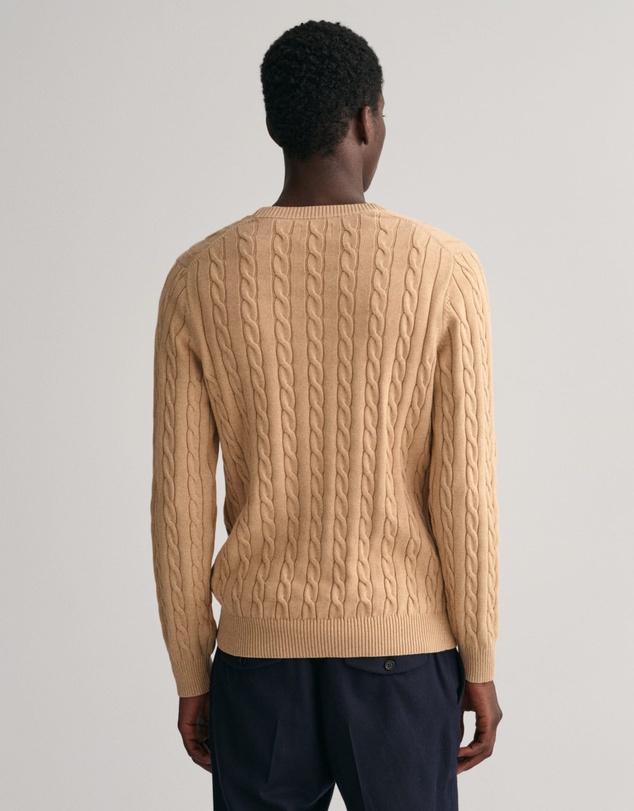 Gant - Cotton Cable Crew Neck Knit