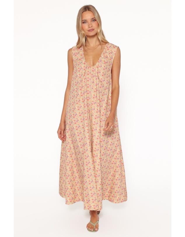 Petal & Pup - Laurita Maxi Dress - Sage Wildflower