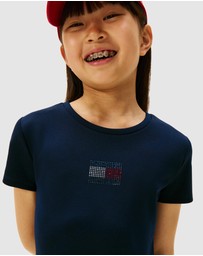 Tommy Hilfiger - Straight Punto Dress SS - Teens